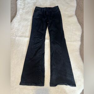Black bootcut jeans